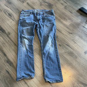 Men's Wrangler Relaxed Boot Jeans, Medium Wash, Size 36X32